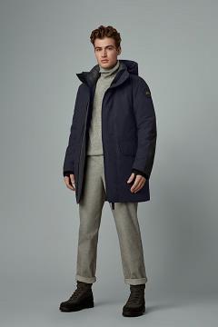 Chamarras Canada Goose Hombre Outlet - Brockton Abrigos Black Label Azul Marino QL4238657